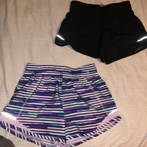 Two pairs of girls shorts